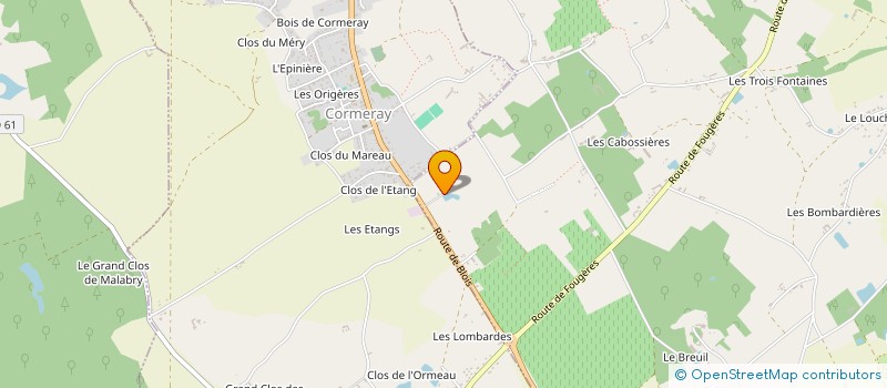 localisation de l'entreprise ETS JEAN-PIERRE GIL à CHEVERNY