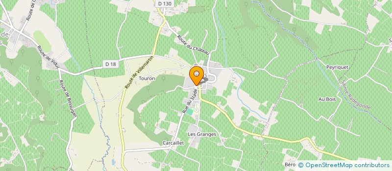 localisation de l'entreprise ETS JEAN PIERRE LASJAUNIAS  PUJOLS