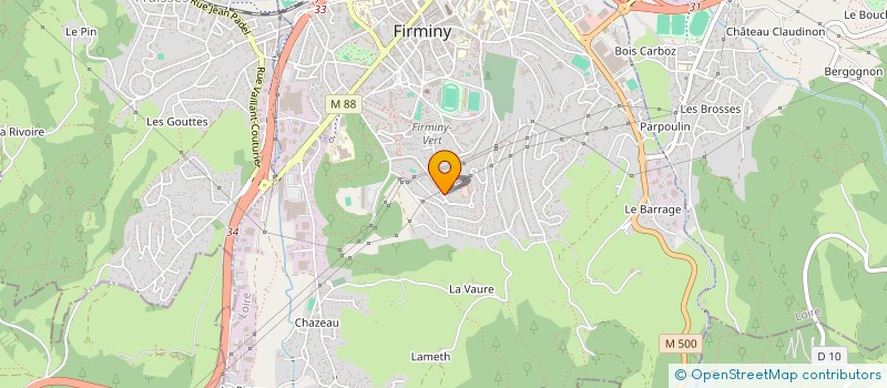 localisation de l'entreprise ETS JEAN PLOTON à FIRMINY