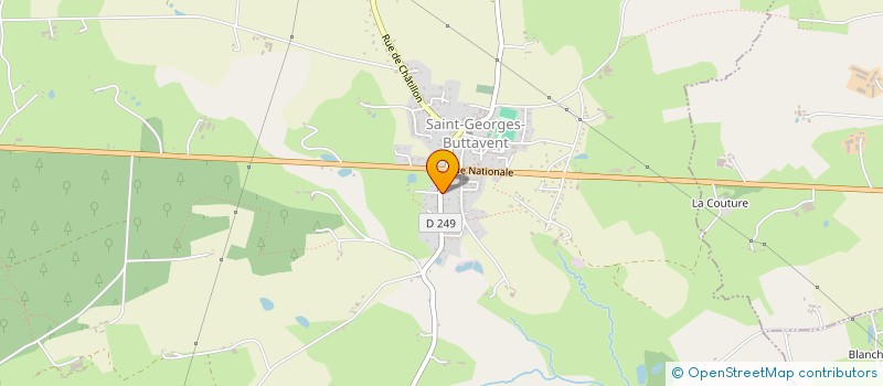 localisation de l'entreprise ETS JEAN YVES GOBE à SAINT-GEORGES-BUTTAVENT