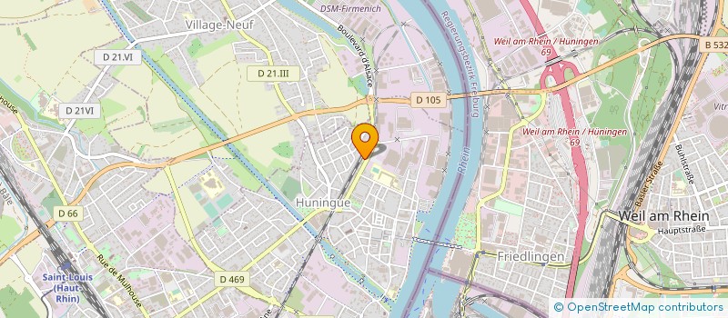 localisation de l'entreprise ETS JEDE OUTILLAGE A INJECTION à HUNINGUE