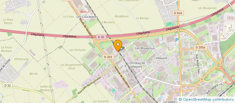 localisation de l'entreprise ETS JEULIN SA à VILLEBAROU