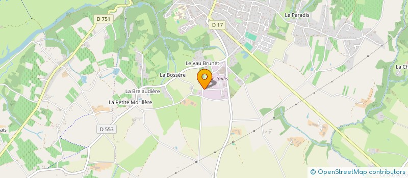 localisation de l'entreprise ETS JOLY AUNEAU à OREE-D'ANJOU