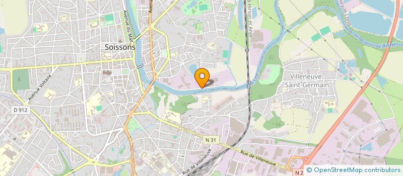 localisation de l'entreprise ETS JORDA DISTRIBUTION à SOISSONS