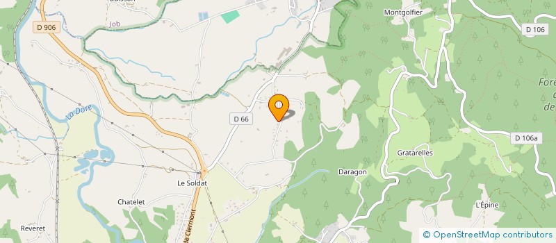 localisation de l'entreprise ETS JOUBERT à AMBERT