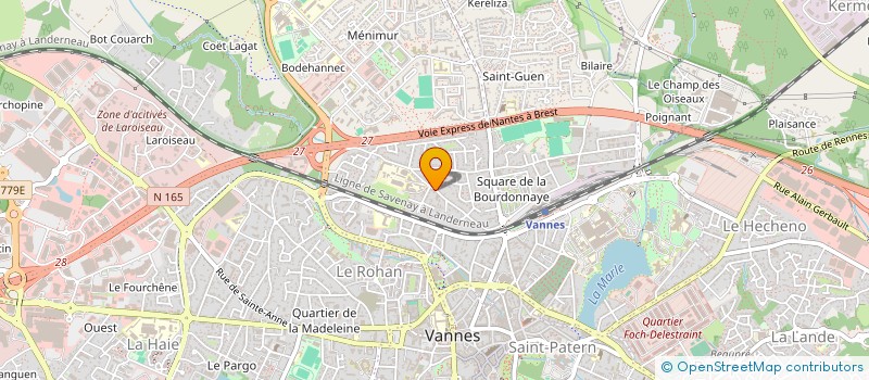 localisation de l'entreprise ETS JP TAMAREILLE à VANNES