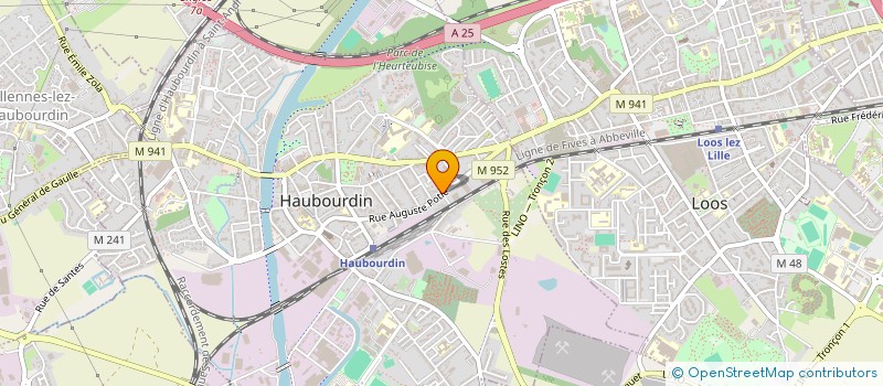 localisation de l'entreprise ETS JULIEN REGOLLE à HAUBOURDIN
