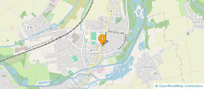 localisation de l'entreprise ETS JULLIEN SARL à CORBIE