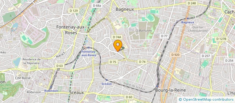 localisation de l'entreprise ETS KANE MULTI-SERVICES IMPORT EXPORT à FONTENAY-AUX-ROSES