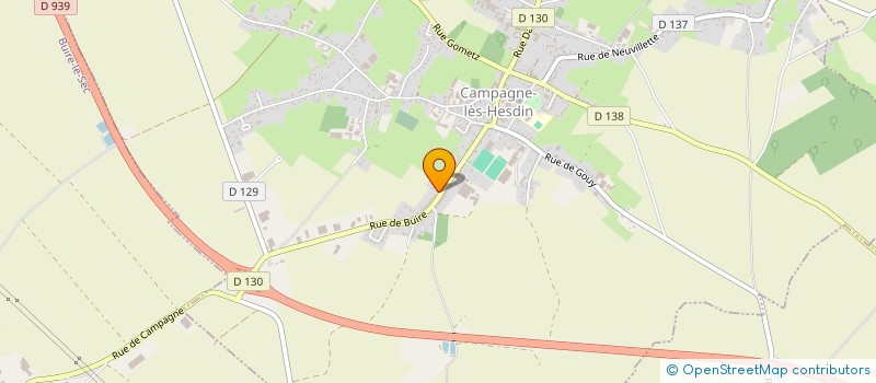 localisation de l'entreprise ETS KETT FRERES à CAMPAGNE-LES-HESDIN