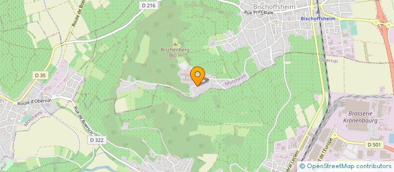 localisation de l'entreprise ETS KNUDSEN NIELS HENRIK  BISCHOFFSHEIM