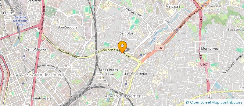 localisation de l'entreprise ETS KOCI à MARSEILLE
