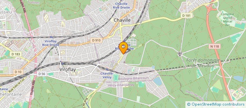 localisation de l'entreprise ETS KOENIG à CHAVILLE