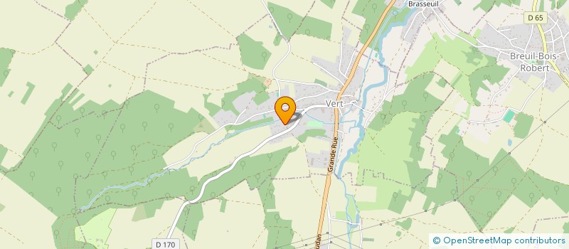 localisation de l'entreprise ETS L. GLOWACKI  VERT