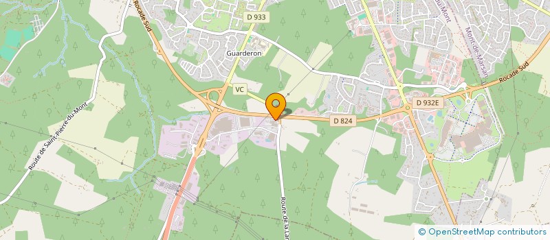 localisation de l'entreprise ETS LABARTHE  SAINT-PIERRE-DU-MONT