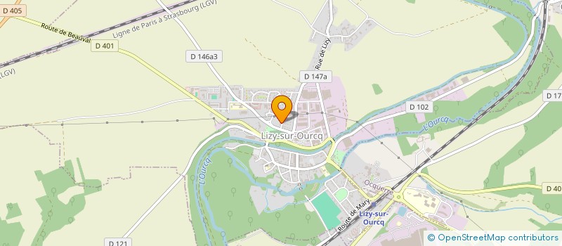 localisation de l'entreprise ETS LACHENAL  LIZY-SUR-OURCQ