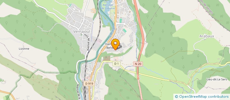 localisation de l'entreprise ETS LAGUERRE ET FILS à FOIX