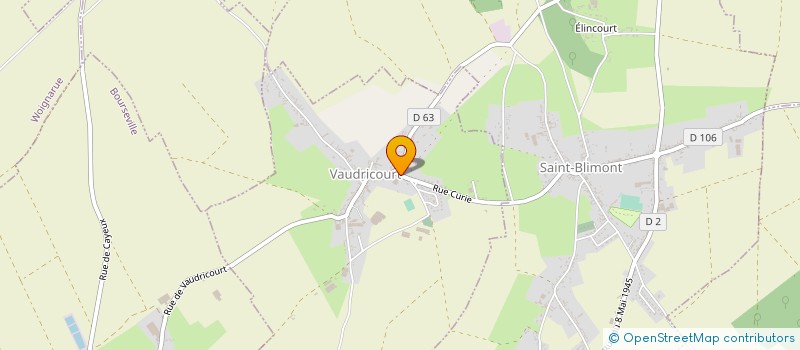 localisation de l'entreprise ETS LAIGNEAU à VAUDRICOURT