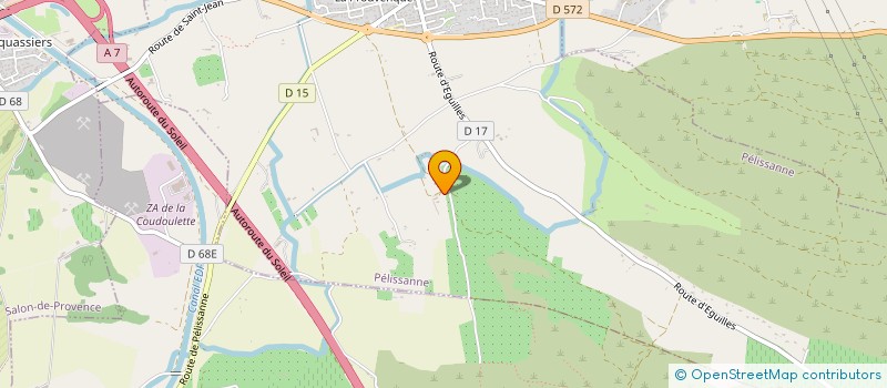 localisation de l'entreprise ETS LAMBERGIER  PELISSANNE