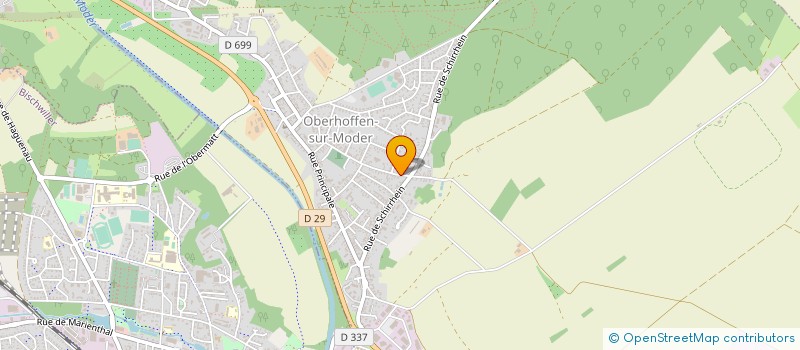 localisation de l'entreprise ETS LAMBIC XAVIER  OBERHOFFEN-SUR-MODER