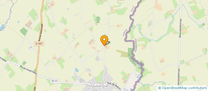 localisation de l'entreprise ETS LAMMENS à HOUTKERQUE