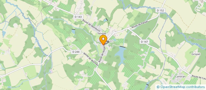 localisation de l'entreprise ETS LANUSSE à LUPPE-VIOLLES