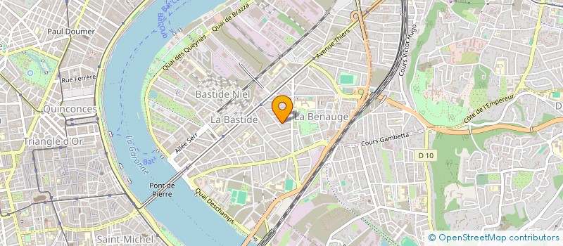 localisation de l'entreprise ETS LAPLUIE à BORDEAUX