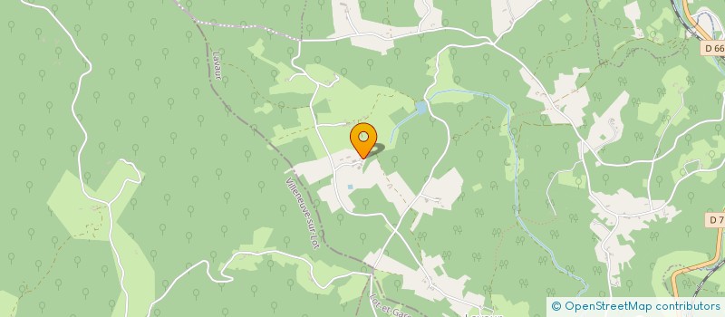 localisation de l'entreprise ETS LAPOUGE ET FILS  SAINT-CERNIN-DE-L'HERM