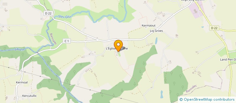 localisation de l'entreprise ETS LE BOUDER & FILS  SAUZON