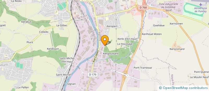 localisation de l'entreprise ETS LE DREAU SARL à PONTIVY