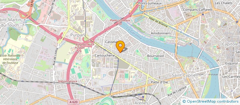 localisation de l'entreprise ETS LE FRANC PERE ET FILS à TOULOUSE