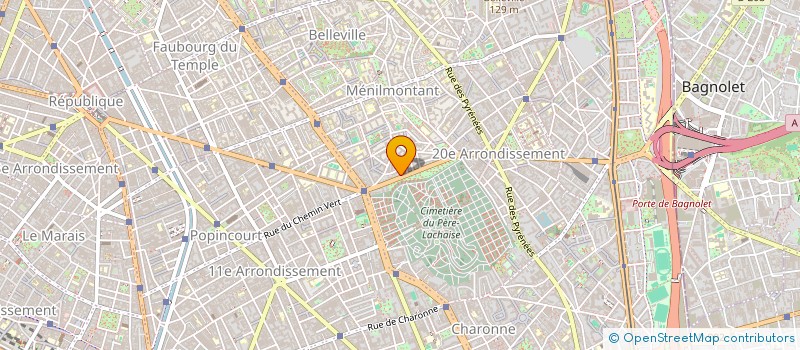 localisation de l'entreprise ETS LE TRIANGLE  PARIS