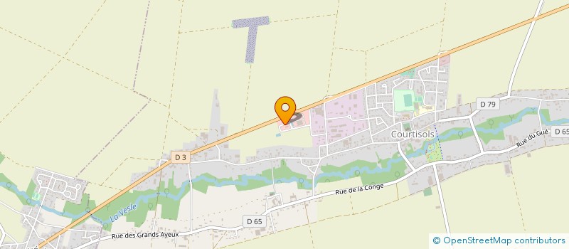 localisation de l'entreprise ETS LECOQ - INVICTA SHOP CHAMPAGNE  COURTISOLS