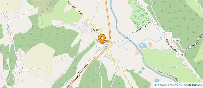 localisation de l'entreprise ETS. LEGRAIN SAS  FOULBEC