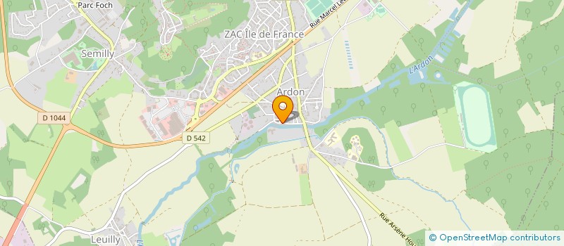 localisation de l'entreprise ETS LELEU à LAON