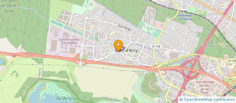 localisation de l'entreprise ETS LEMOINE MARAIS à BOIS-D'ARCY