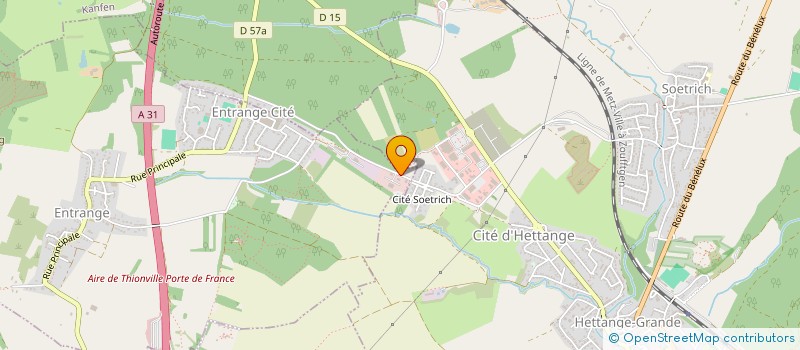 localisation de l'entreprise ETS LENTZ DIDIER SARL  ENTRANGE