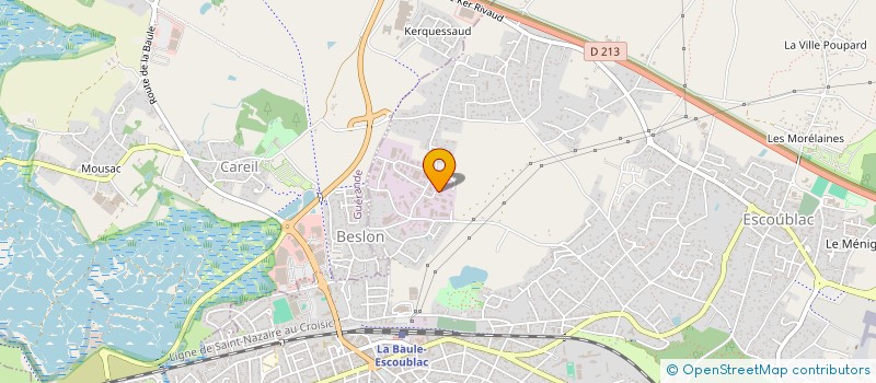 localisation de l'entreprise ETS LEROUX à LA BAULE-ESCOUBLAC