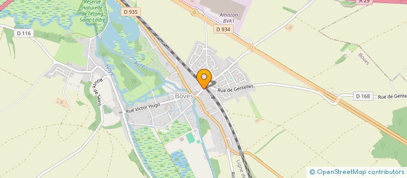 localisation de l'entreprise ETS LEROY à BOVES