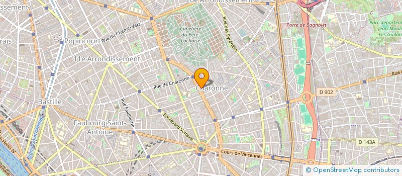 localisation de l'entreprise ETS LEROY  PARIS