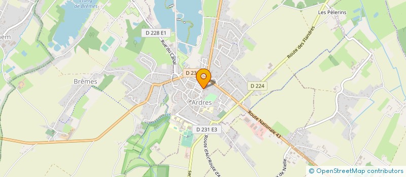 localisation de l'entreprise ETS LEROY DELATTRE à ARDRES