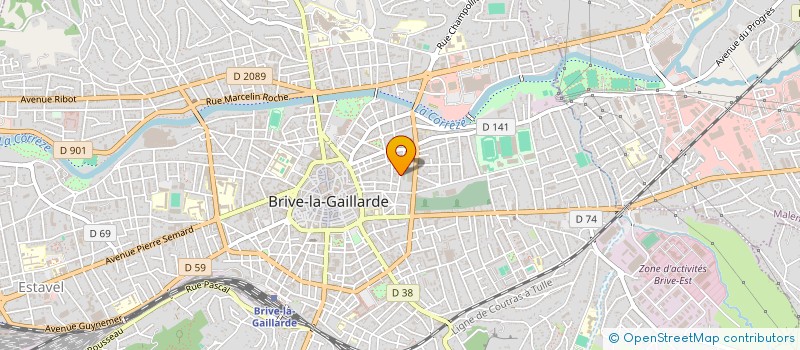 localisation de l'entreprise ETS LEYMARIE à BRIVE-LA-GAILLARDE