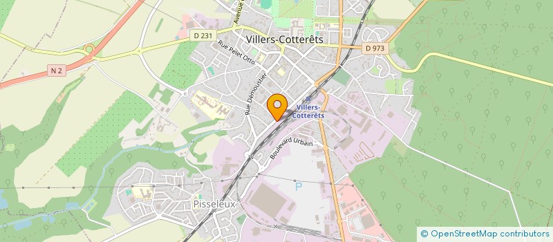 localisation de l'entreprise ETS LINA PARIS  VILLERS-COTTERETS