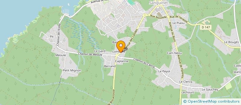 localisation de l'entreprise ETS LINARDON  LA TESTE-DE-BUCH