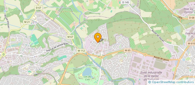 localisation de l'entreprise ETS LOEVENBRUCK à LE CRES
