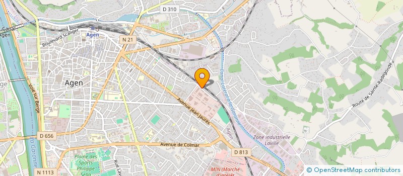localisation de l'entreprise ETS LOPES à AGEN