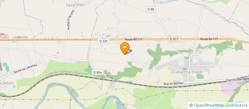 localisation de l'entreprise ETS LOUGARRE à LABARTHE-INARD