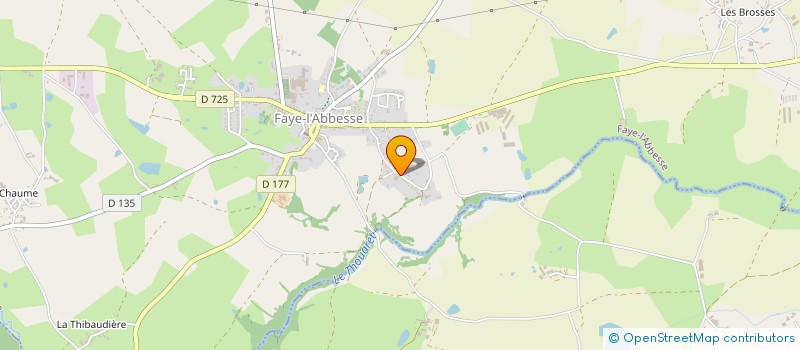 localisation de l'entreprise ETS LUMINEAU à FAYE-L'ABBESSE