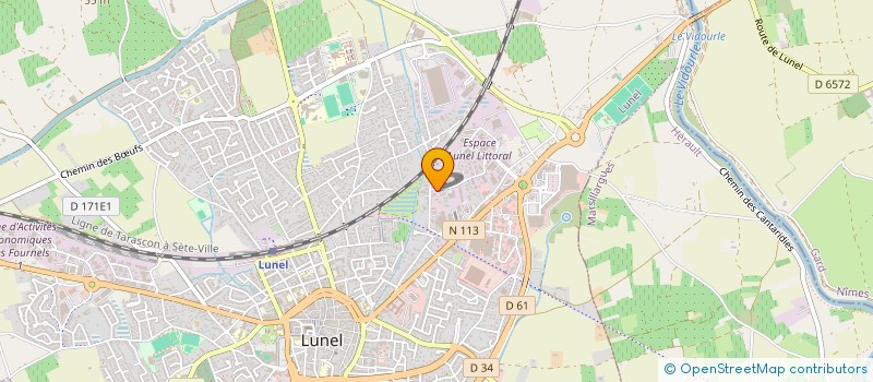 localisation de l'entreprise ETS M BERTUCCI à LUNEL
