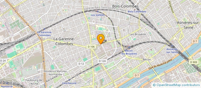 localisation de l'entreprise ETS M.SABBAH à COURBEVOIE